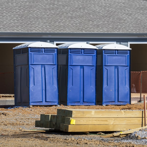 what is the maximum capacity for a single porta potty in Florence